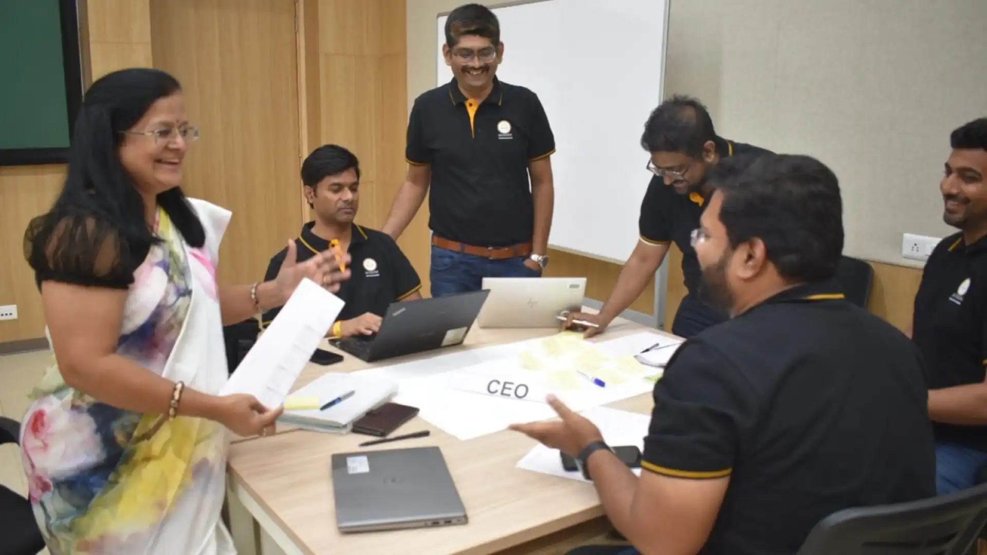 Participants at the Ransomware War Room master class at IIM Nagpur